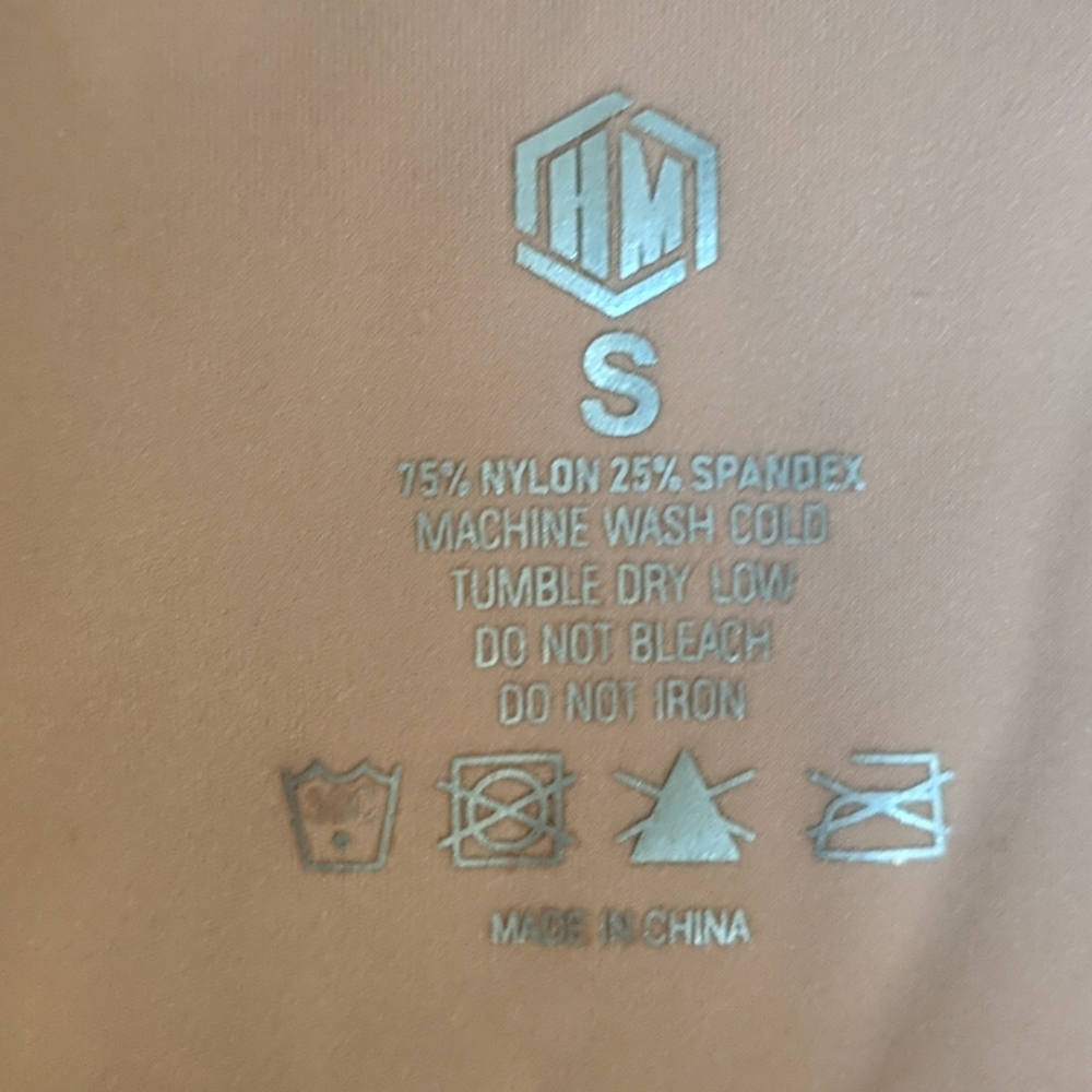 HM high-waisted peach leggings NWOT - Picture 8 of 8
